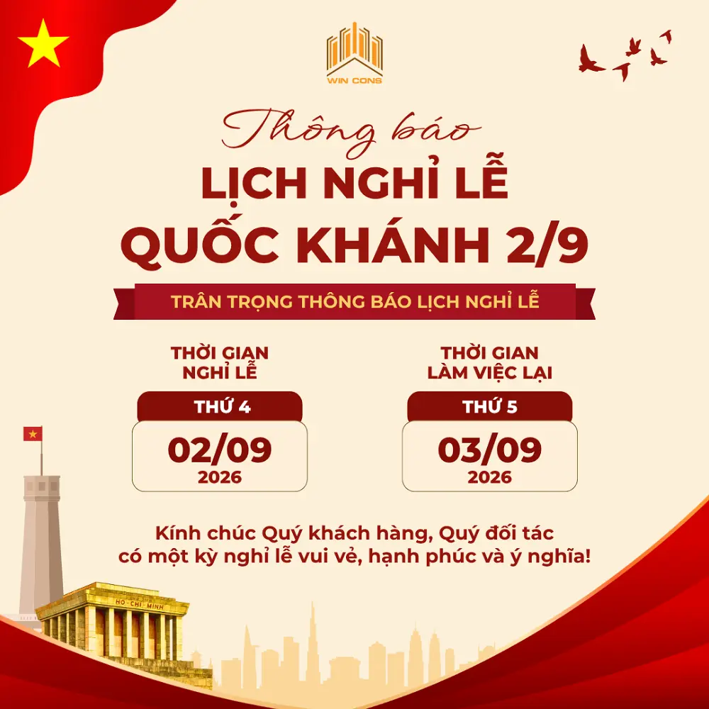 Chào mừng Quốc khánh 2/9 - Kiến tạo không gian sống, góp phần dựng xây những giá trị bền vững