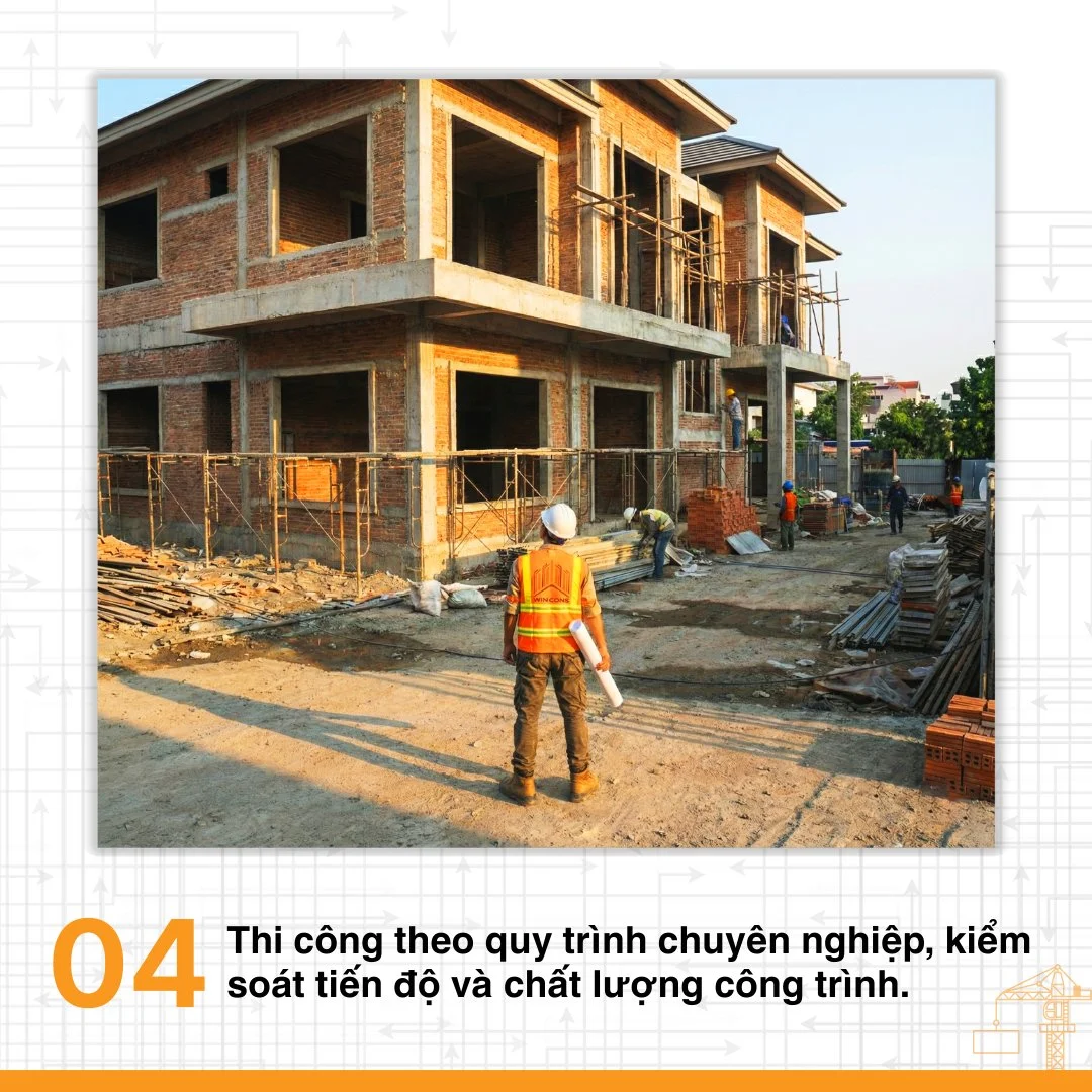 6 bước xây nhà trọn gói cùng Win Cons