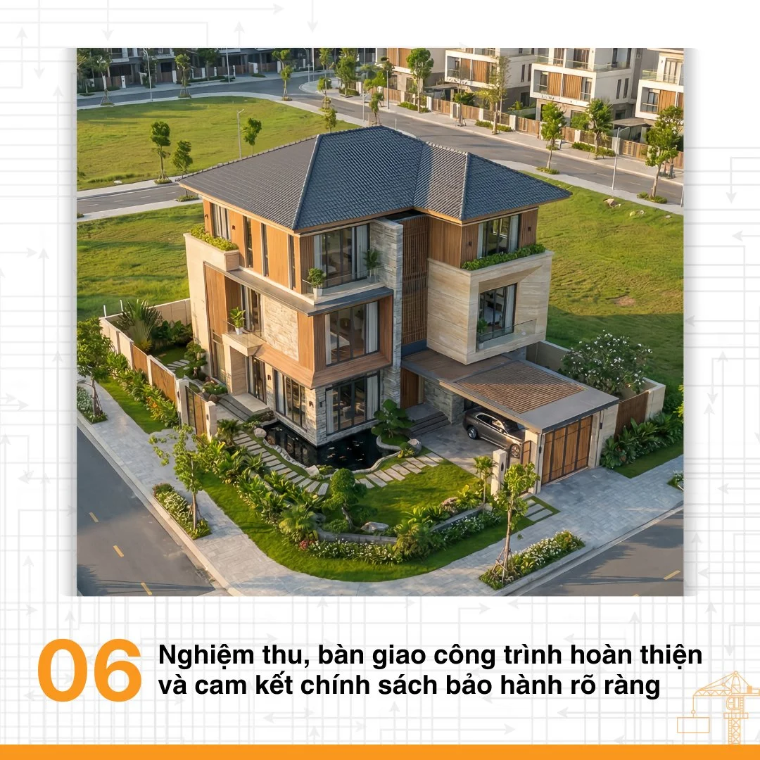6 bước xây nhà trọn gói cùng Win Cons